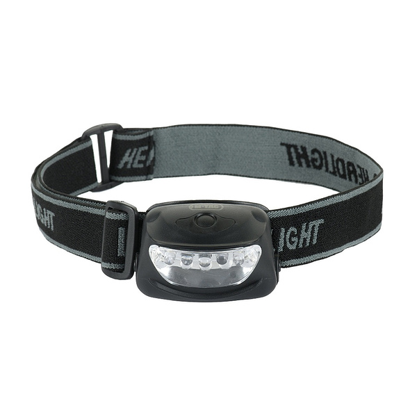 Latarka Czołowa 4+1 LED M-Tac Czarna (60067002)