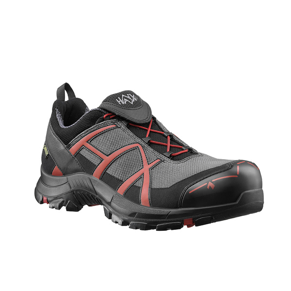 Buty Robocze Haix BLACK EAGLE Safety 40 Low Gore-Tex Grey / Red (610011) Nowe III Gatunek 