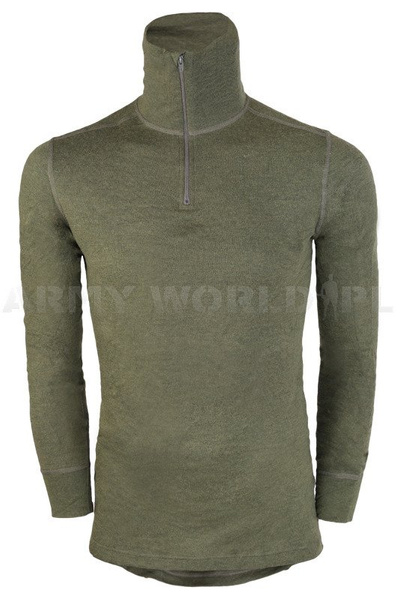 Dutch Army Tricot Blouse Merino Wool Olive Genuine Military Surplus New