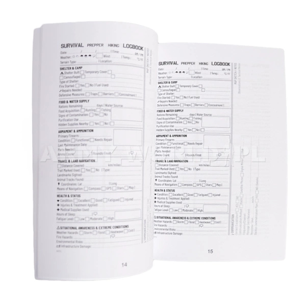Zeszyt „Survival Logbook” Rygor