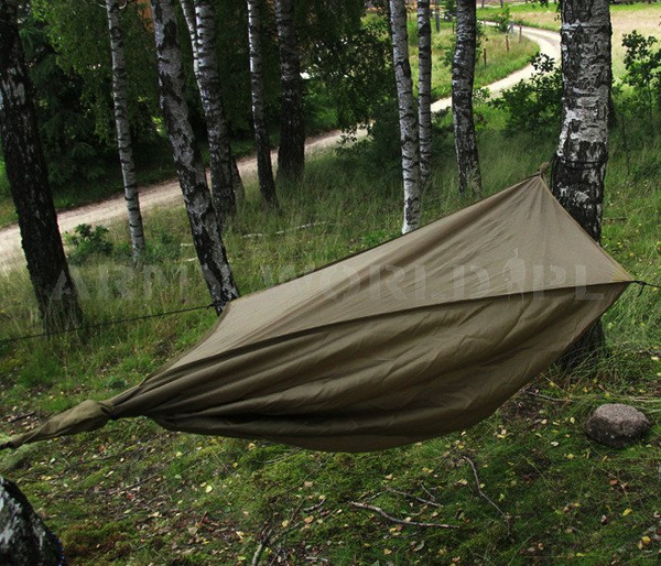 Hamak Holenderski KPU Z Moskitierą + Tarp JUNGLE Coyote Oryginał Nowy