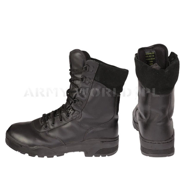 Military Boots Magnum Stealth Leather Black Military Surplus New