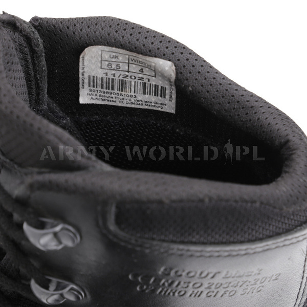 Buty Haix Holenderskie Scout Czarne Oryginał Demobil DB