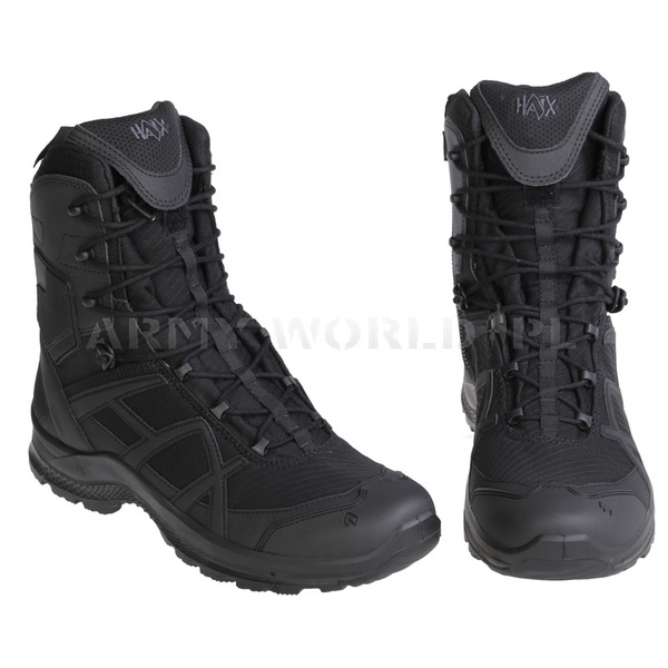 Buty Taktyczne Black Eagle Athletic 2.0 T  Haix Z Bocznym Zamkiem High Czarne (330004) Nowe II Gatunek