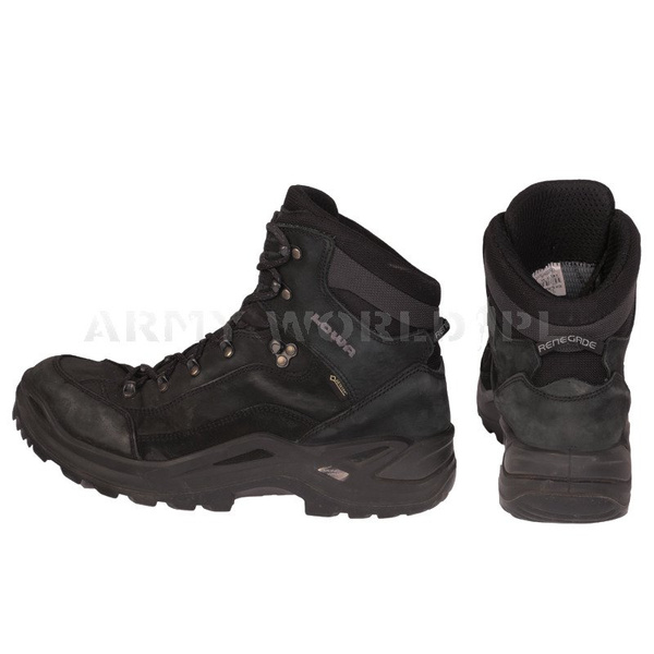 Boots LOWA Renegade GTX Mid Black Original Used