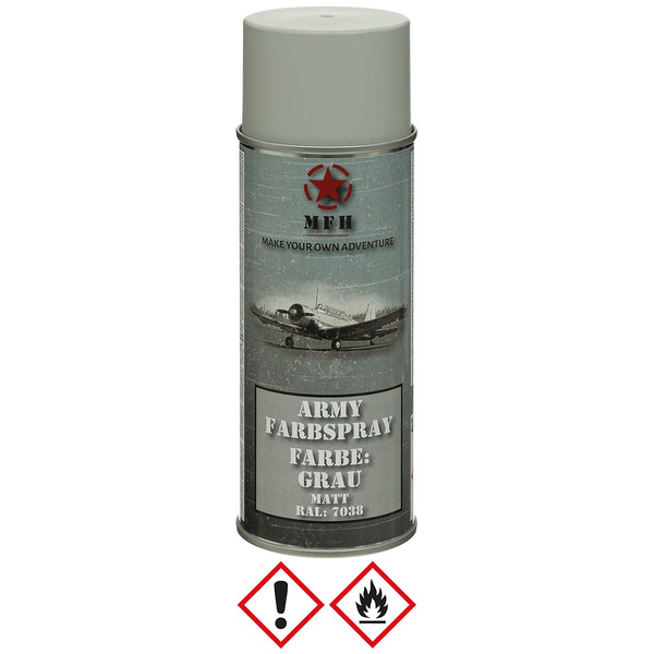 Farba Maskująca / Spray Do Broni 400 ml MFH Mat Grey (27375F)