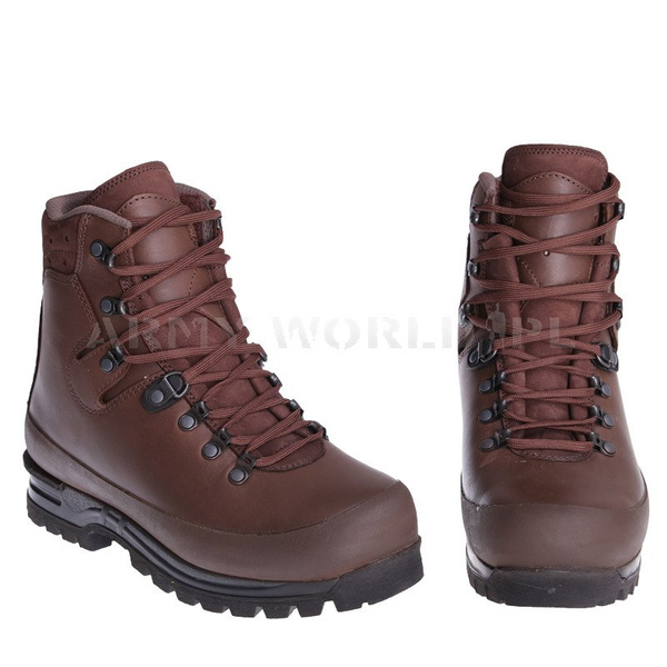 Dutch Army Hiking Boots Haix Laars Berg Gore-Tex Brown New III Quality