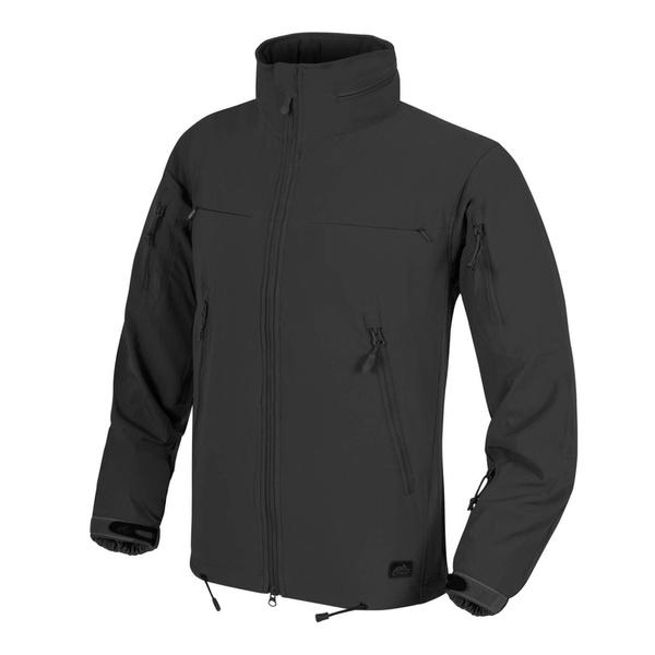 Jacket Helikon-Tex COUGAR QSA + HID Softshell Windblocker Black (KU-CGR-SM-01)