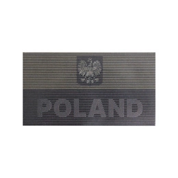 Emblemat Flaga Polski Duża Zgaszona Direct Action Czarno / Zielona (PA-PLPS-PES-BBG)