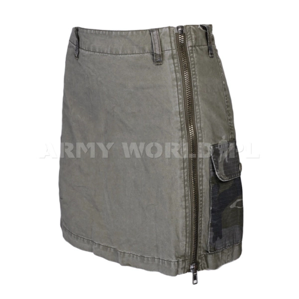 Spódnica Nadine Twill LifeLine Olive /Camo Powystawowa