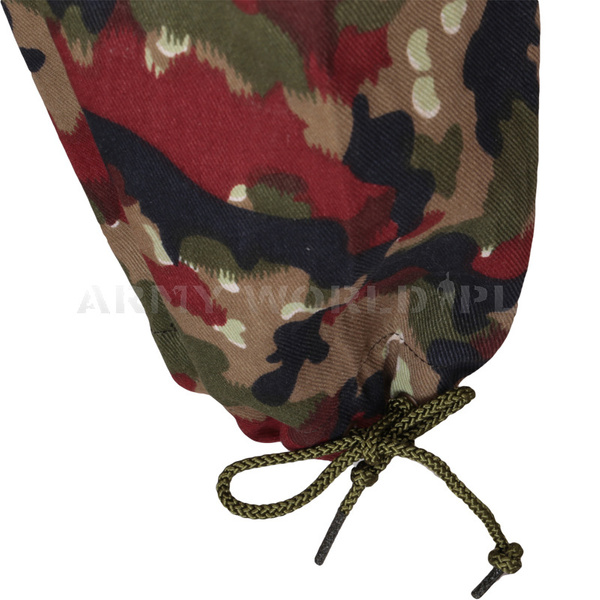 Spodnie Wojskowe Szwajcarskie Z Szelkami M70 Alpentarn Oryginał Demobil BDB