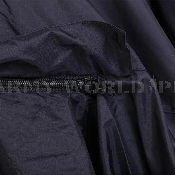 Poncho Peleryna Wojskowa Holenderska Granatowa Oryginał Demobil DB