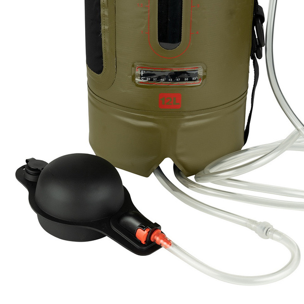 Prysznic Outdoor Camp Shower 12L Z Pompką Fosco Industries Olive (319451)