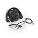 Słuchawki Ochronne RealHunter Active PRO Czarne + Okulary RealHunter (LE-401B+LG3048 black)