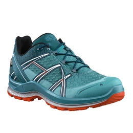 Female Outdoor Shoes Black Eagle Adventure 2.2 GTX Low Haix Gore-Tex Teal / Silver (330100)