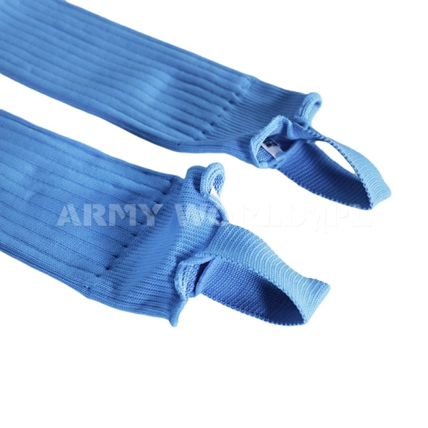 Getry / Skarpety Piłkarskie Bundeswehr Niebieskie Oryginał Nowe 