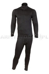 Thermoactive Underwear Level 2 III Gen. Mil-tec Black - Set - Shirt + Drawers (11222002)