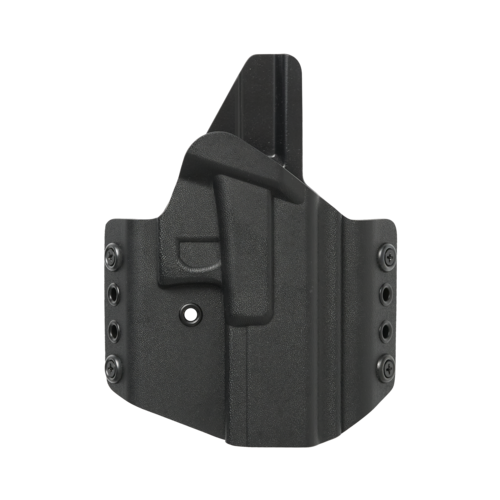 Kabura G17 OWB ZERO CANT NO LIGHT HOLSTER Full Kydex do Glock 17 Direct Action Czarna (HP-OGTR-KDX-BLK)