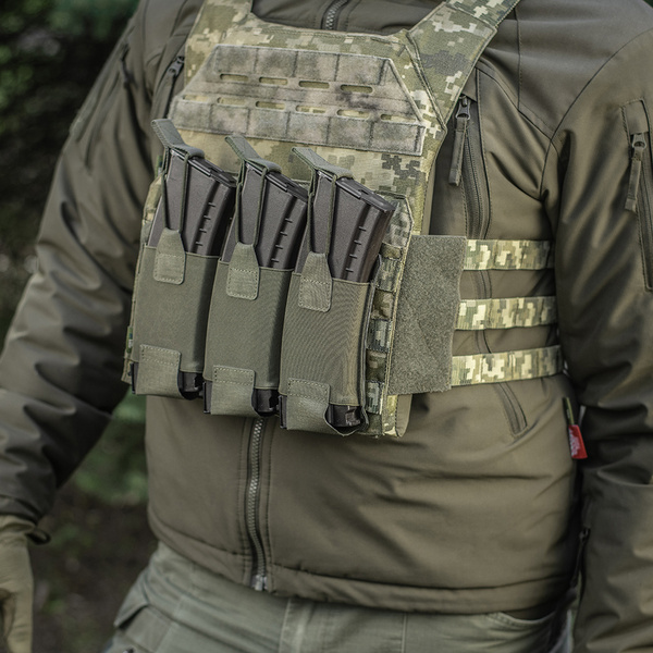 Ładownica Elastyczna Na 3 Magazynki Elite Laser Cut M-Tac Ranger Green (10145123)