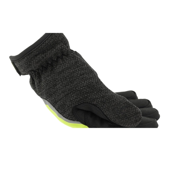 Rękawice Zimowe Mechanix Wear ColdWork Hi-Viz FastFit E5-360CR Czarne /Zielone (CWKSFF-X91)