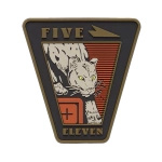 Emblemat Mountain Lion Creep Patch 5.11 Szara (92688AIB)