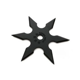 Nóż Do Rzucania Gwiazda 6 Ramion Shuriken N402 Czarny