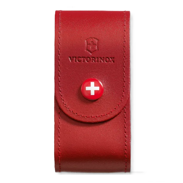 Etui Na Scyzoryk 91 mm Victorinox Skórzane 5-8 Warstw Czerwone (4.0521.1)