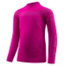 Bluza Termoaktywna Dziecięca Thermo Kids Brubeck Fuksjowo / Szara (LS1611K)