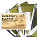Koc Ratunkowy Folia NRC 160×210 cm Rhino Rescue Emergency Blanket Olive/Silver (698090)
