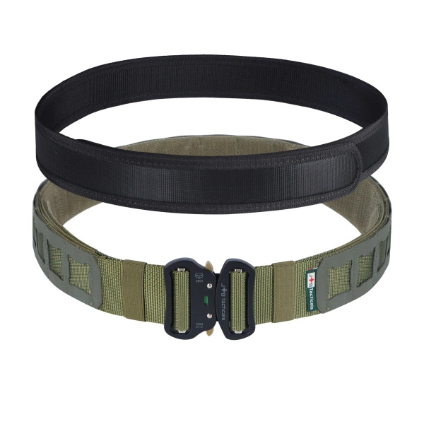 Pas Taktyczny JB-07 MOLLE Laser Cut Z Pasem Wewnętrznym JB Tacticals Zielony