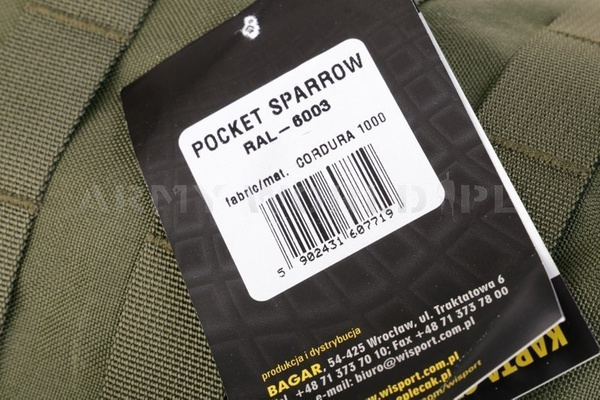 Military Side Pocket Sparrow WISPORT RAL 6003