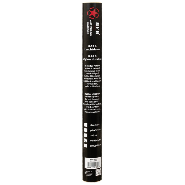 Światło Chemiczne 35 x 2.5 cm MFH Białe 12h (26016L)