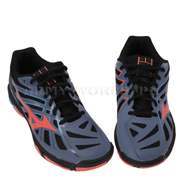 Buty Sportowe Halowe Wave Hurricane 3 VDM0918 MIZUNO Szare Oryginał Nowe