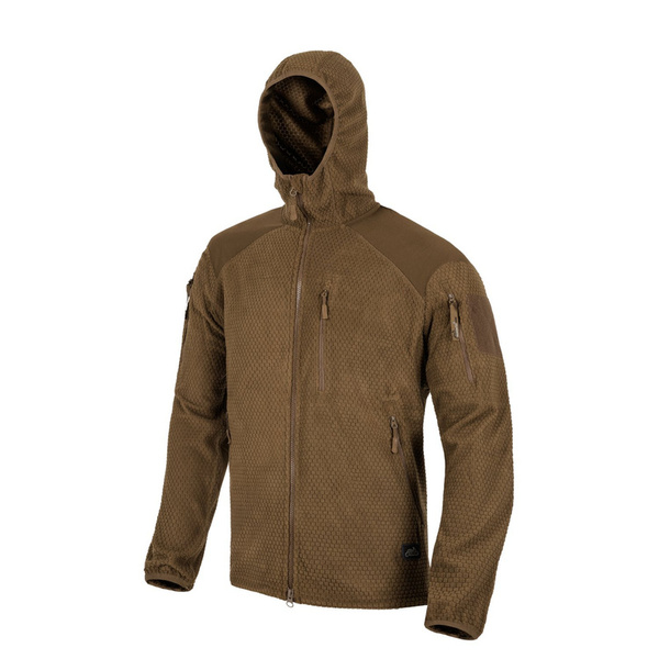 Polar Z Kapturem Alpha Hoodie Helikon-Tex Szary (BL-ALH-FG-35)