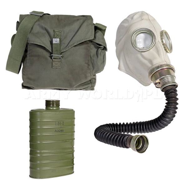 Maska Przeciwgazowa SzM Słoń Wojska Polskiego + Pokrowiec Oryginał Demobil BDB DEKO