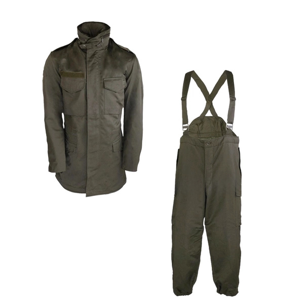 Komplet Ocieplany Austriacki (Kurtka + Spodnie) Olive Oryginał Nowy