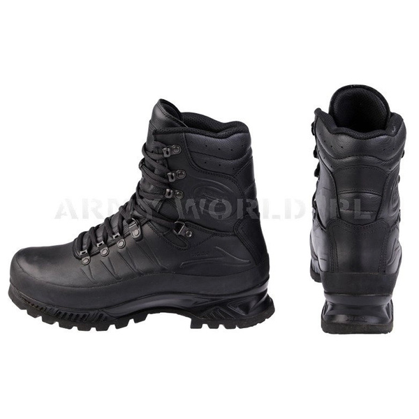 Buty Meindl MFS System Combat Extreme Kampfschuh Schwer Gore-tex Model 3705-01 Czarne Oryginał Demobil BDB