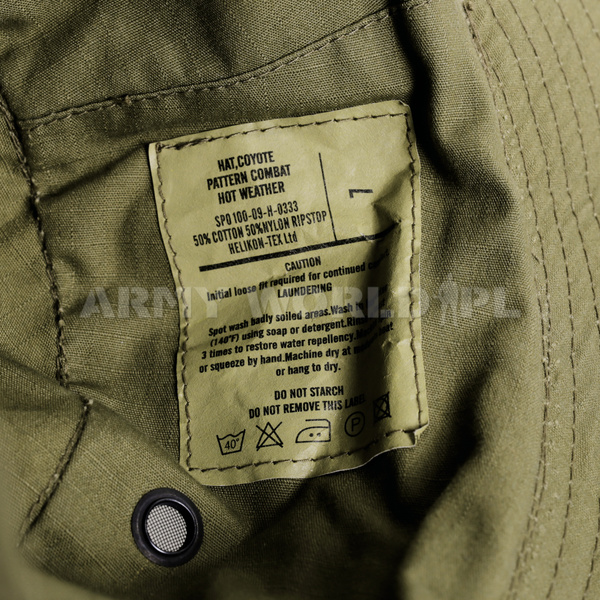 Kapelusz Hat Pattern Combat Ripstop Helikon-Tex Coyote Powystawowy