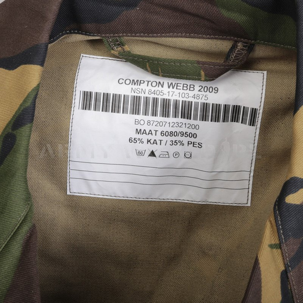 Military Dutch Shirt Camouflage DPM Original New