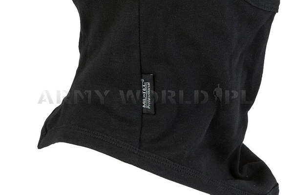 1-hole balaclava Profesional Cotton Black Mil-tec New