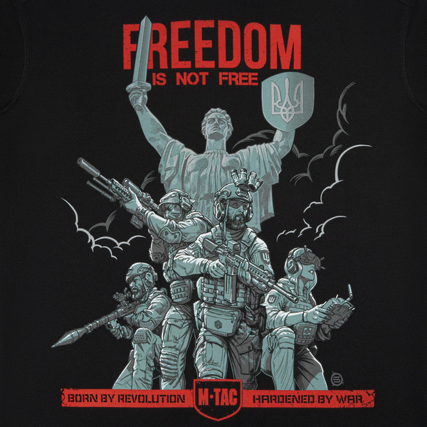 Bluza Z Kapturem Hoodie Freedom M-Tac Czarna (20539002)