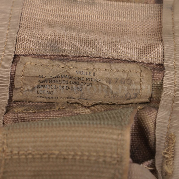 US Army Molle II M-4 Double Mag Pouch Multicam Genuine Military Surplus New