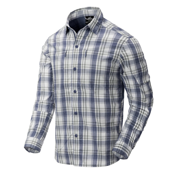 Koszula Taktyczna TRIP Długi Rękaw Helikon-Tex Indigo Plaid (KO-TRI-NB-P8)