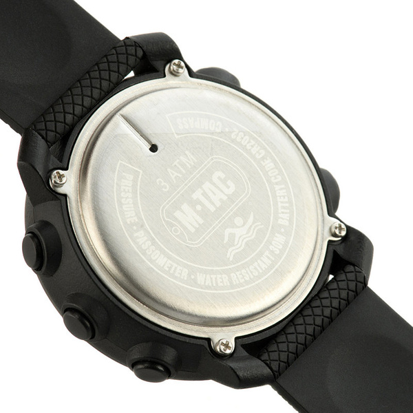Zegarek Wielofunkcyjny Taktyczny M-Tac  Czarny (50004002)