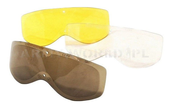 Set Of Three Ballistic Goggle Defender Bolle Genuine Military Surplus New