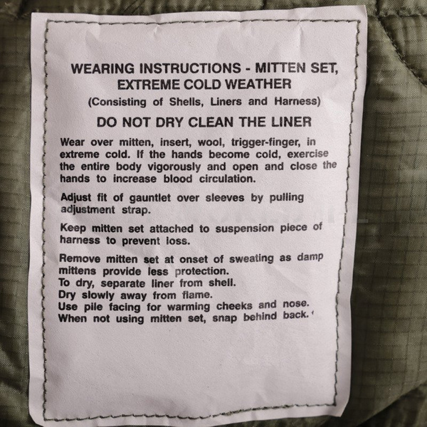 Rękawice Łapki Extreme Cold Weather Mitten Set US Army Woodland Oryginał Nowe