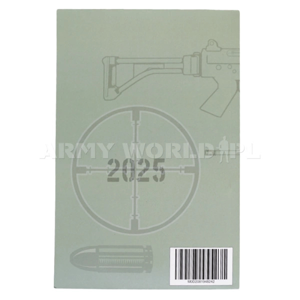 Zeszyt „Shooting Training Calendar 2025” Rygor