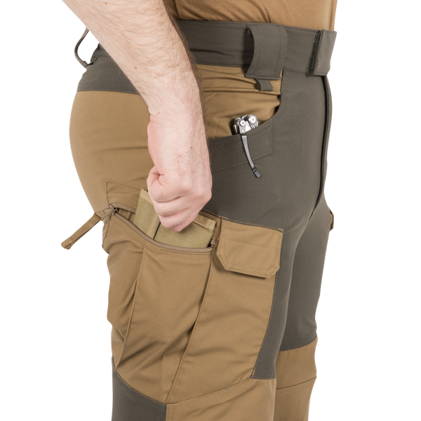 Spodnie Helikon-Tex HOP Hybrid Outback Pants DuraCanvas® Taiga Green (SP-HOP-DC-09)