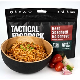 Liofilizowane Spaghetti Bolognese Z Wołowiną 115g Tactical Foodpack