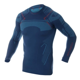 Bluza Męska Thermo Nilit Heat Brubeck Jeansowa (LS1304M)